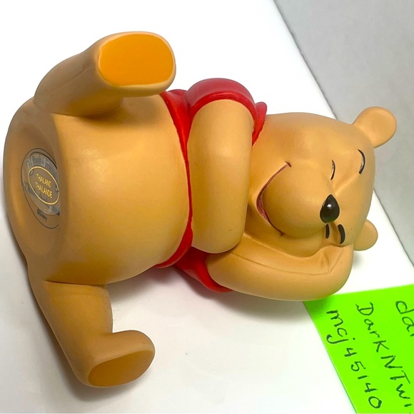 BNIB VINTAGE POOH AND FRIENDS WINNIE THE POOH THINK THINK THINK ADORABLE - Picture 13 of 13
